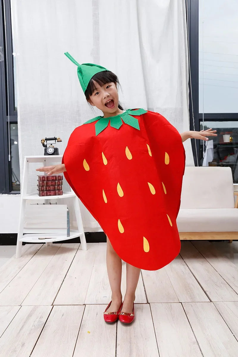 زي تنكري مضحك بشكل موزة – للكبار والأطفال، أولاد وبنات | زي فواكه وخضروات للعائلة