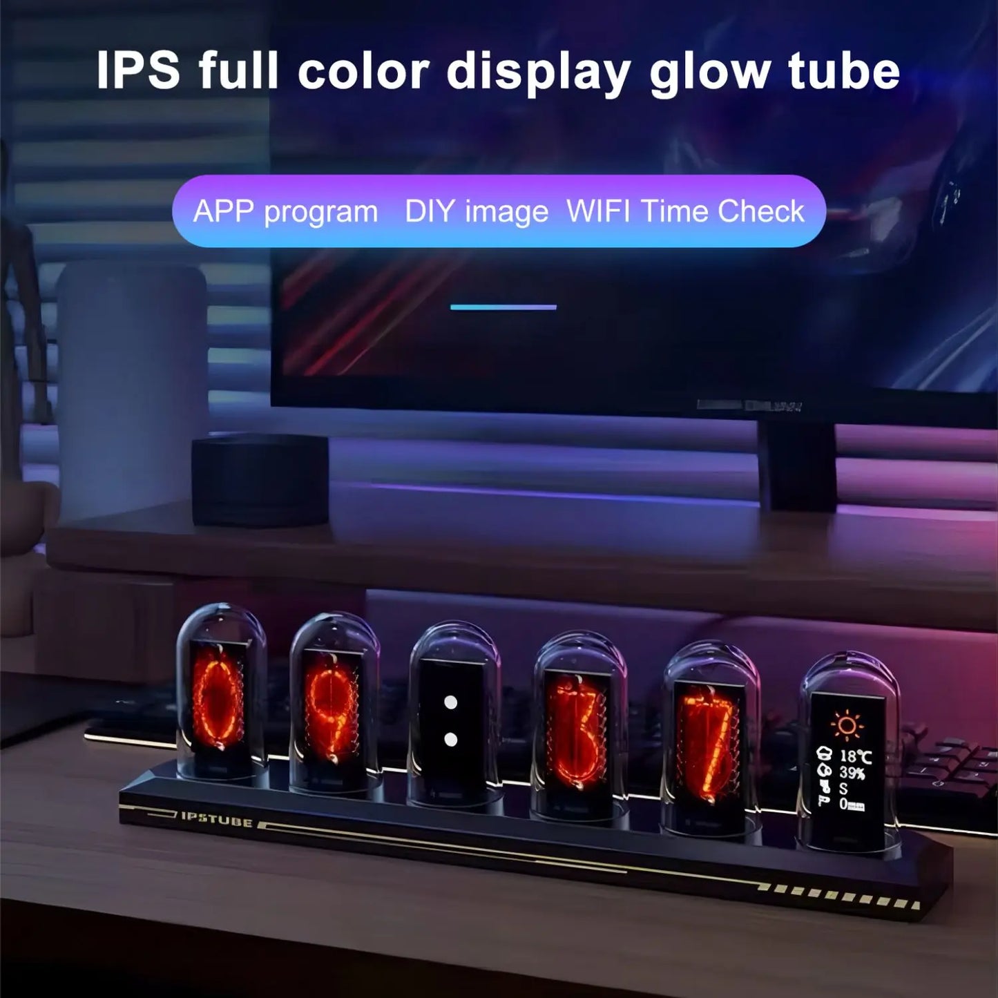 ساعة RGB نيكسى بتصميم حديث – شاشة ملونة IPS | مزيج بين التصميم الكلاسيكي والتقنية الرقمية