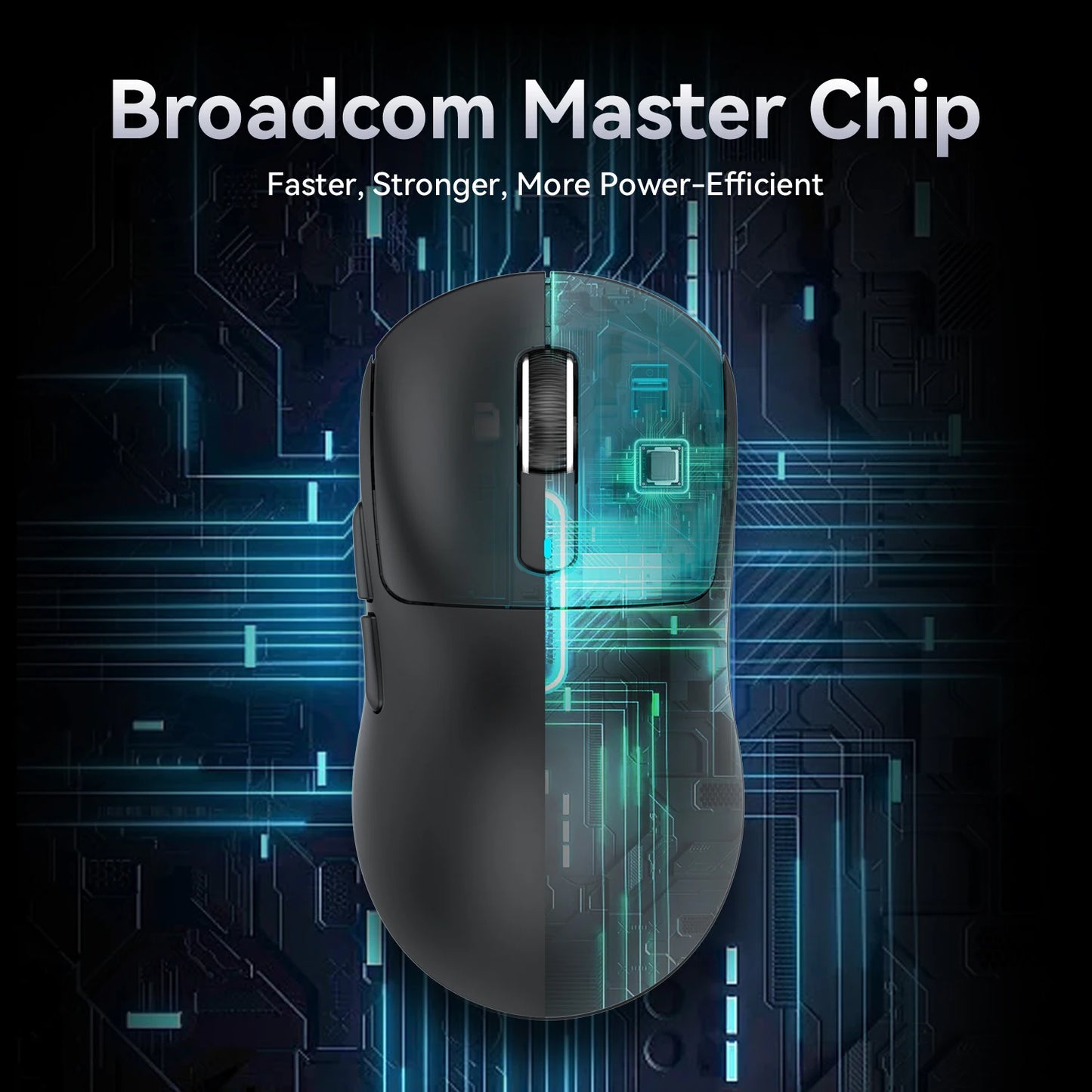 ماوس Attack Shark X3 / X3 Pro لاسلكي – خفيف، 3 أوضاع اتصال، حساس PAW3395 بدقة 26K DPI، متوافق مع أغلب الأنظمة