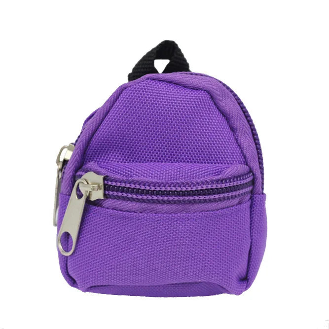 شنطة ظهر قماش لابوبو 15/17 سم – ستايل حيوانات أليفة | Backpack كيوت للدمى والإكسسوارات
