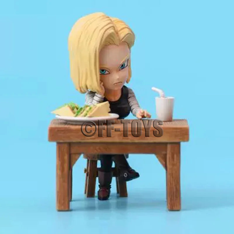 مجسمات دراغون بول زد – فيجيتا و سون غوكو (غوكو وهو يأكل) | ارتفاع 8 سم