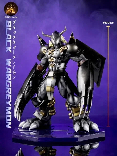 مجسم وار غري مون الأسود – من أنمي Digimon Adventure | ارتفاع 22 سم