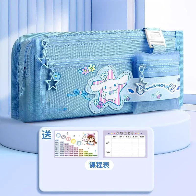 حافظة أقلام سانريو كورومي كبيرة السعة – تصميم لطيف مثالي للاستخدام المدرسي