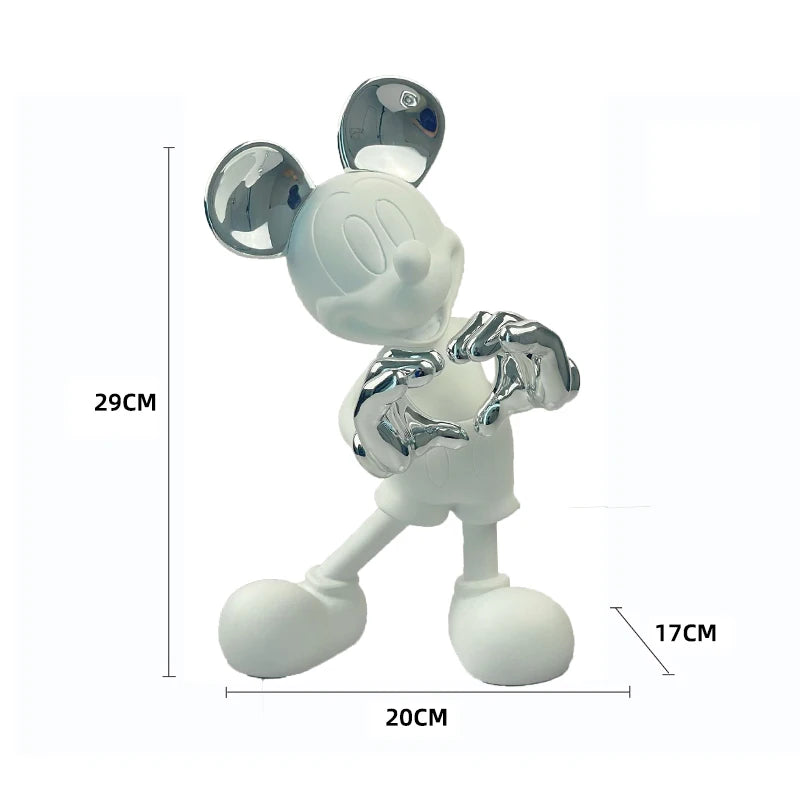 تمثال ديكوري فني – تصميم كرتوني من الراتنج لتزيين زوايا المنزل والمكتب