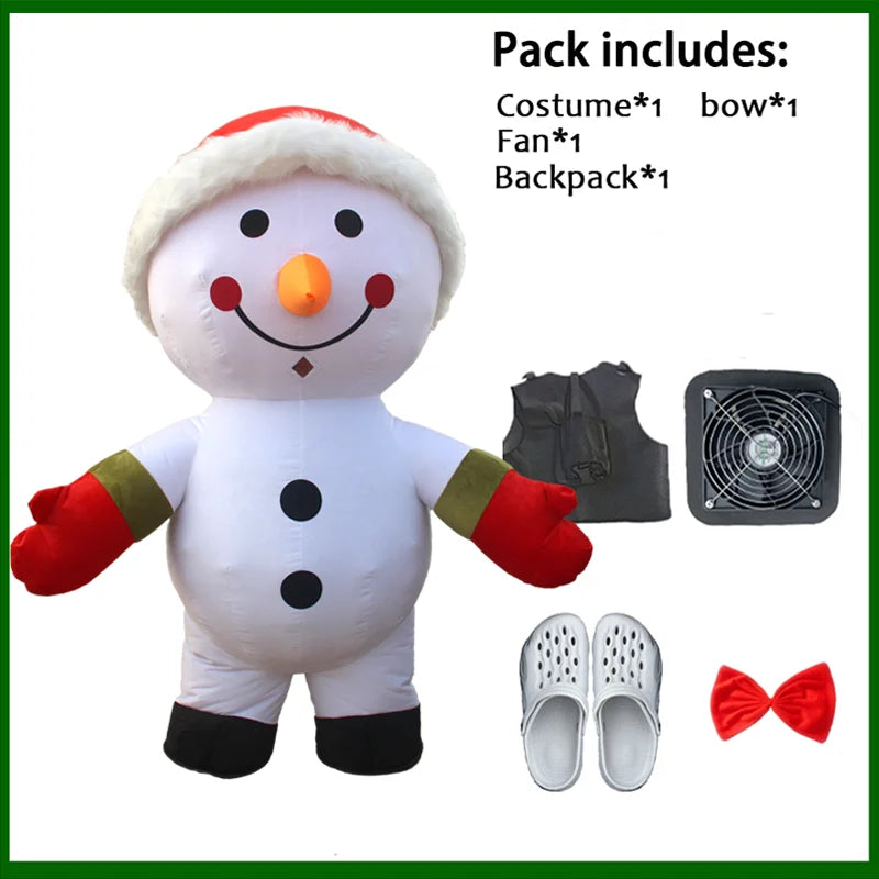 زي تميمة قابل للنفخ – دب قطبي أو باندا