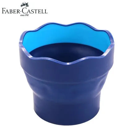 كوب ماء قابل للطي Faber-Castell Clic & Go – أداة غسيل الفرشاة بتصميم عملي للفنانين والهواة