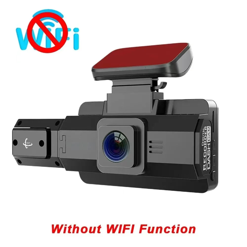 كاميرا داش كام للسيارة بدقة 2K 1440P – شاشة 3 إنش | مسجل فيديو داخلي للسيارات مع واي فاي ورؤية ليلية | جهاز DVR ذكي