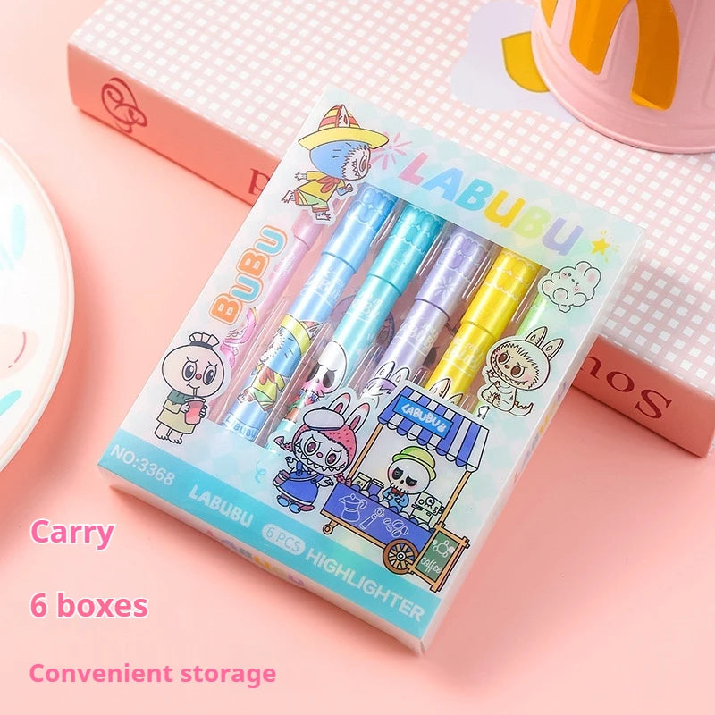 قلم تمييز فائق النعومة – ألوان فلوريسنت ممزوجة لتحديد الملاحظات والدراسة