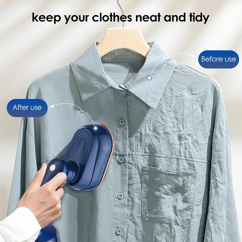 مكواة بخار يدوية Yunchi بقوة 1050/1200 واط – تسخين سريع بـ20 ثانية، للملابس الجافة والرطبة، محمولة وسهلة الاستخدام