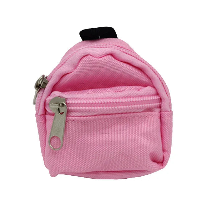 شنطة ظهر قماش لابوبو 15/17 سم – ستايل حيوانات أليفة | Backpack كيوت للدمى والإكسسوارات