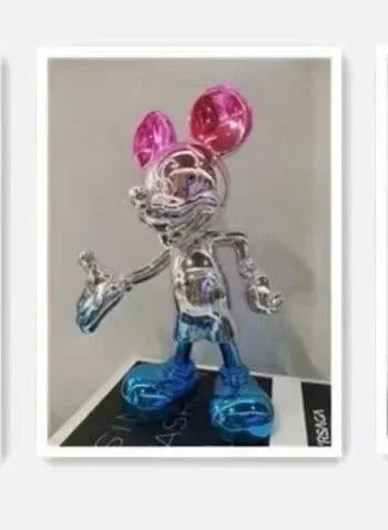 تمثال ميني ماوس العصري – مجسم ديكوري من الراتنج بحجم 20/30 سم