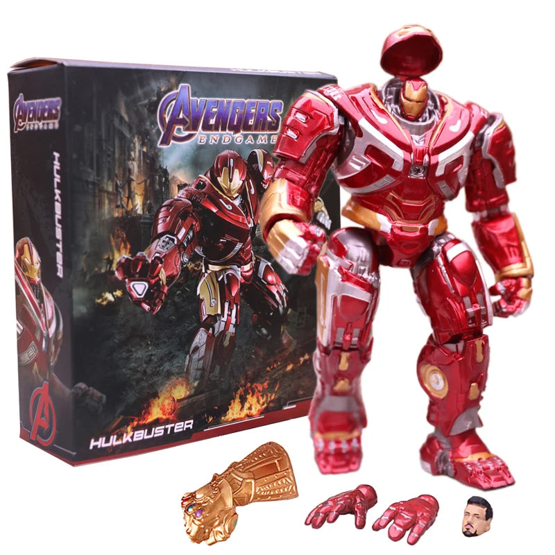 مجسم هالكباستر – Iron Man MK44 من سلسلة Avengers | تصميم مضيء ومفاصل متحركة