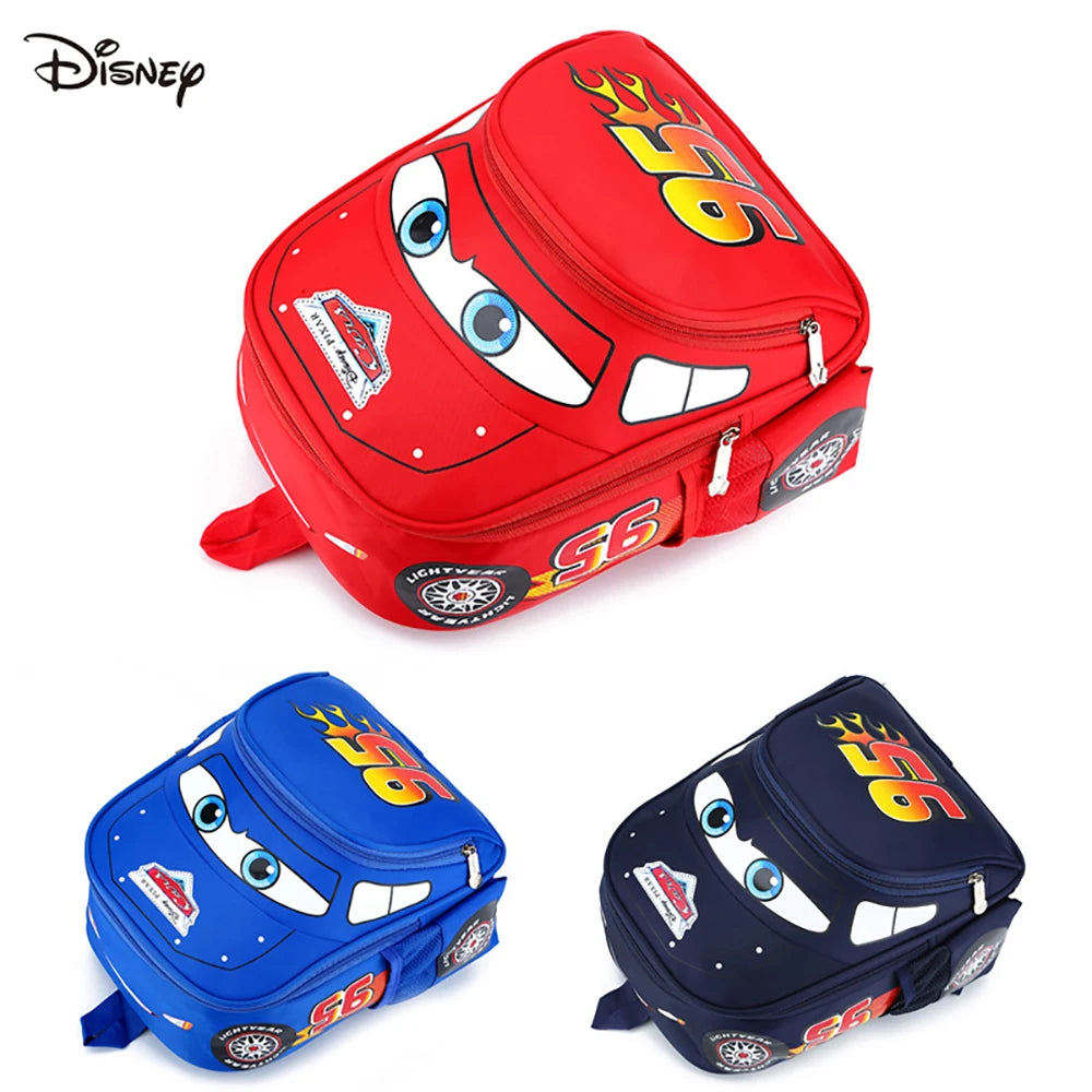 حقيبة ظهر ديزني "Cars" للأطفال – خفيفة الوزن، مقاومة للماء، مفضلة للأولاد