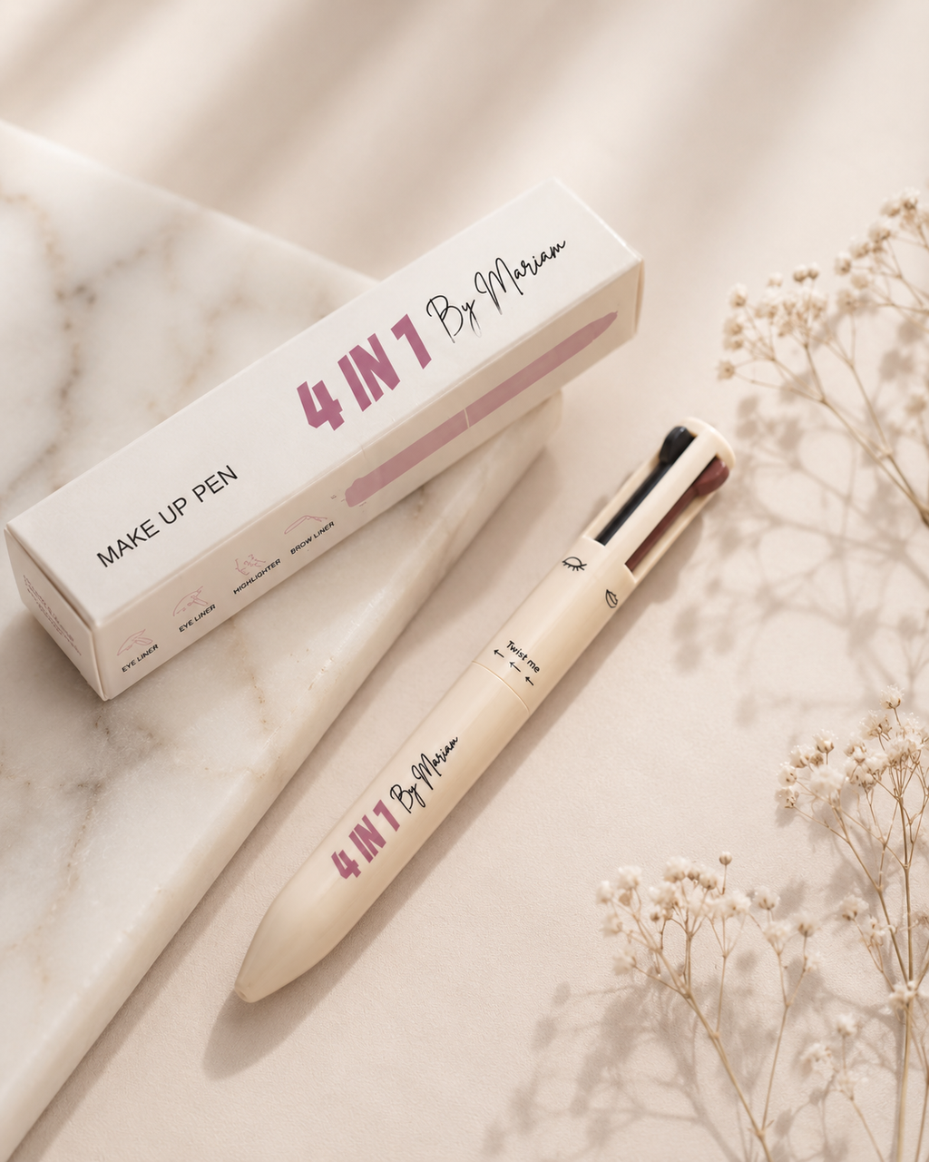 4 IN 1 By Mariam Makeup Pen | Lip, Eye, Brow & Highlighter