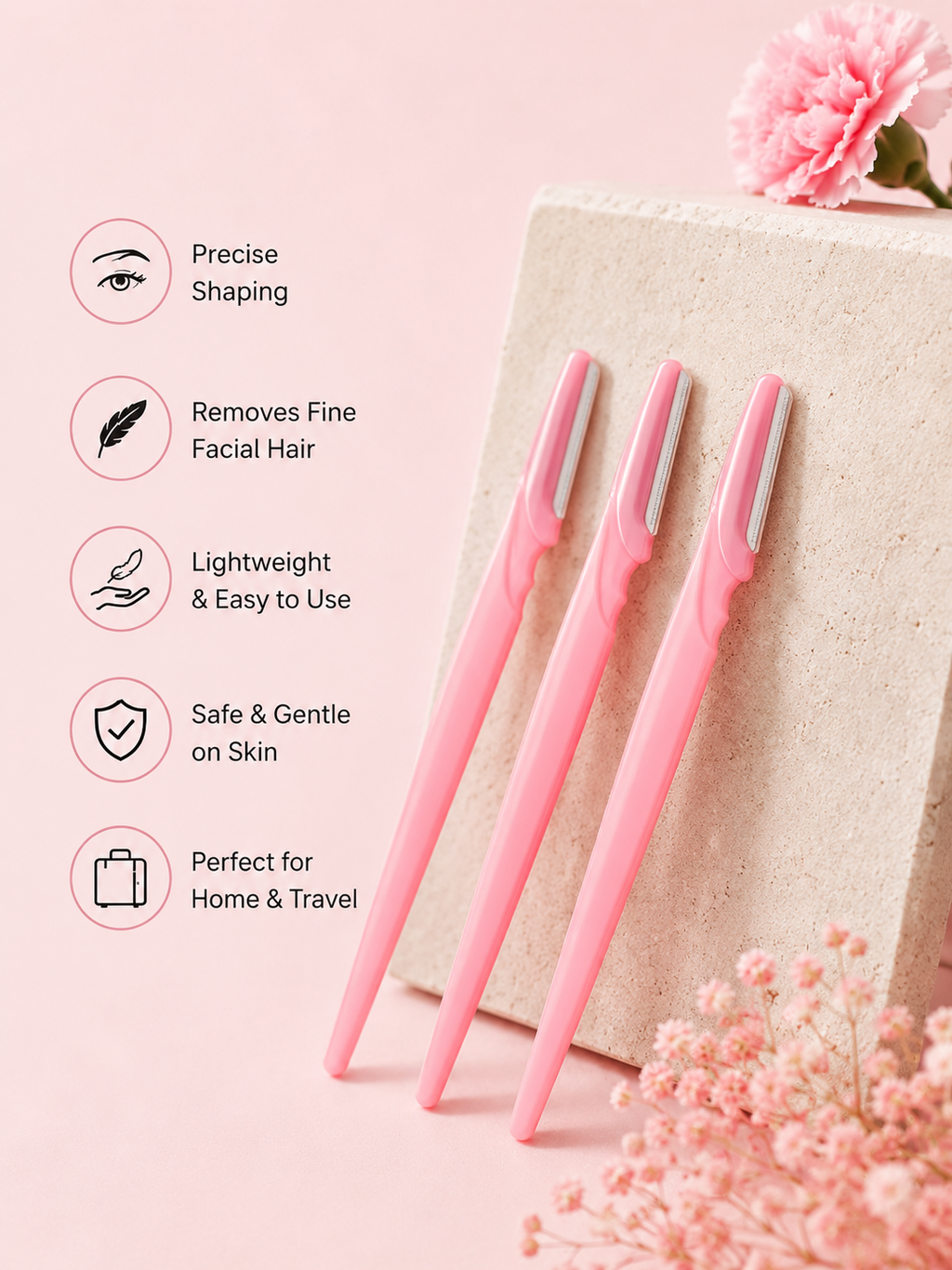 Brow Razor By Mariam – 3 Pieces Set