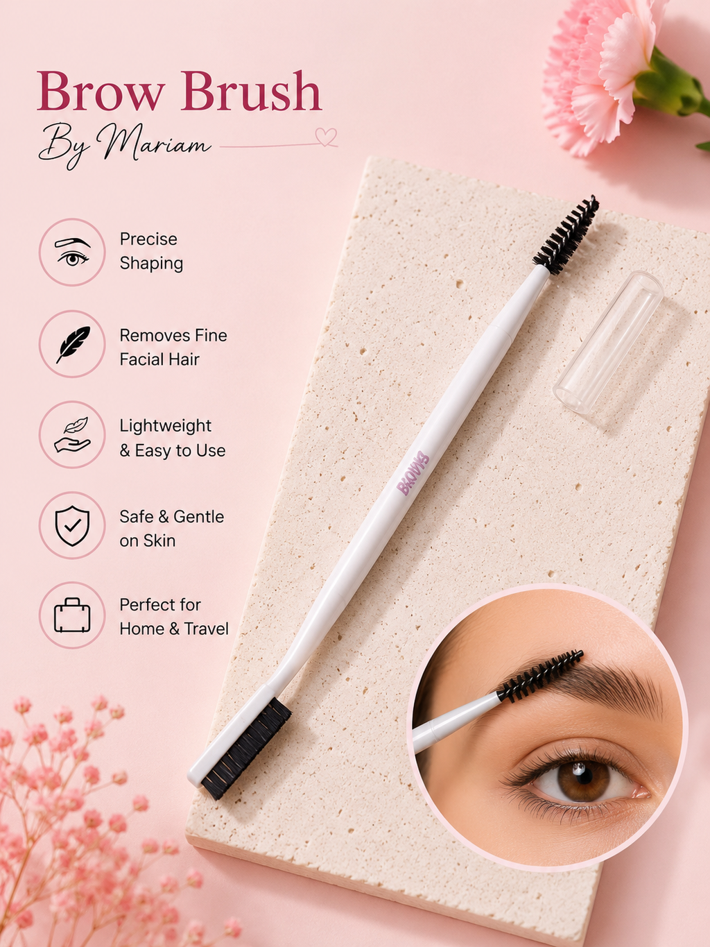 Brows By Mariam – Dual-Ended Brow Brush