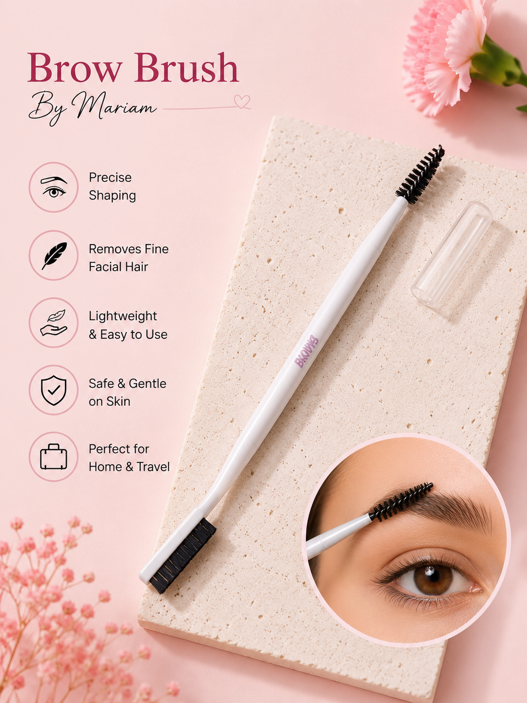 Brows By Mariam – Dual-Ended Brow Brush
