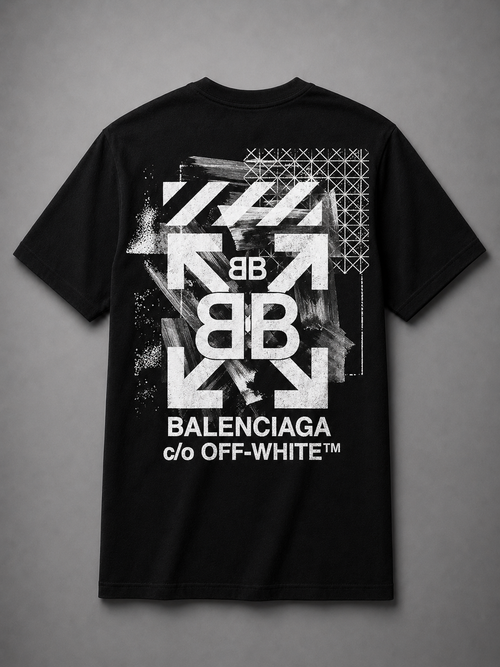Dukkan Assima T-Shirt — Fake Combination: Balenciaga × Off-White