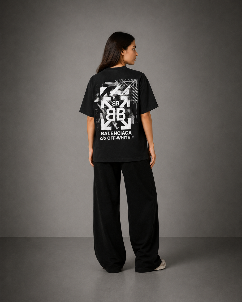 Dukkan Assima T-Shirt — Fake Combination: Balenciaga × Off-White