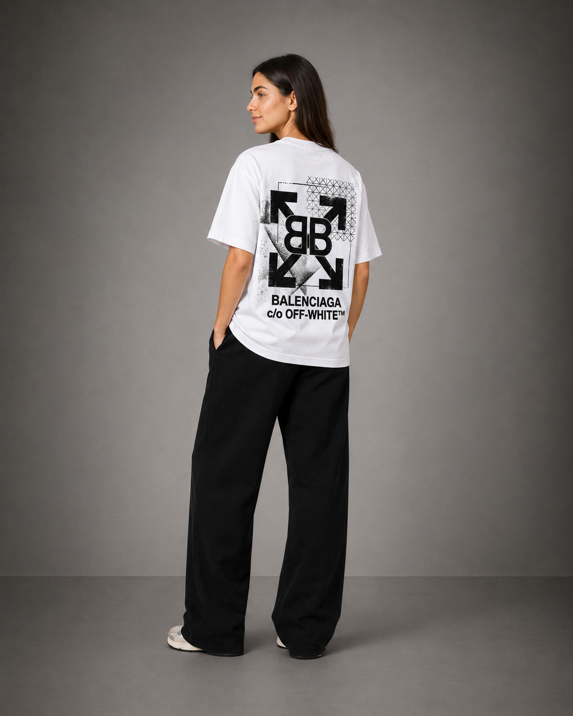 Dukkan Assima T-Shirt — Fake Combination: Balenciaga × Off-White