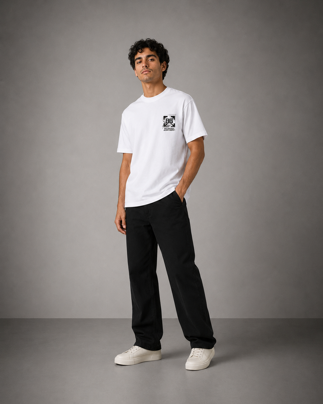 Dukkan Assima T-Shirt — Fake Combination: Balenciaga × Off-White