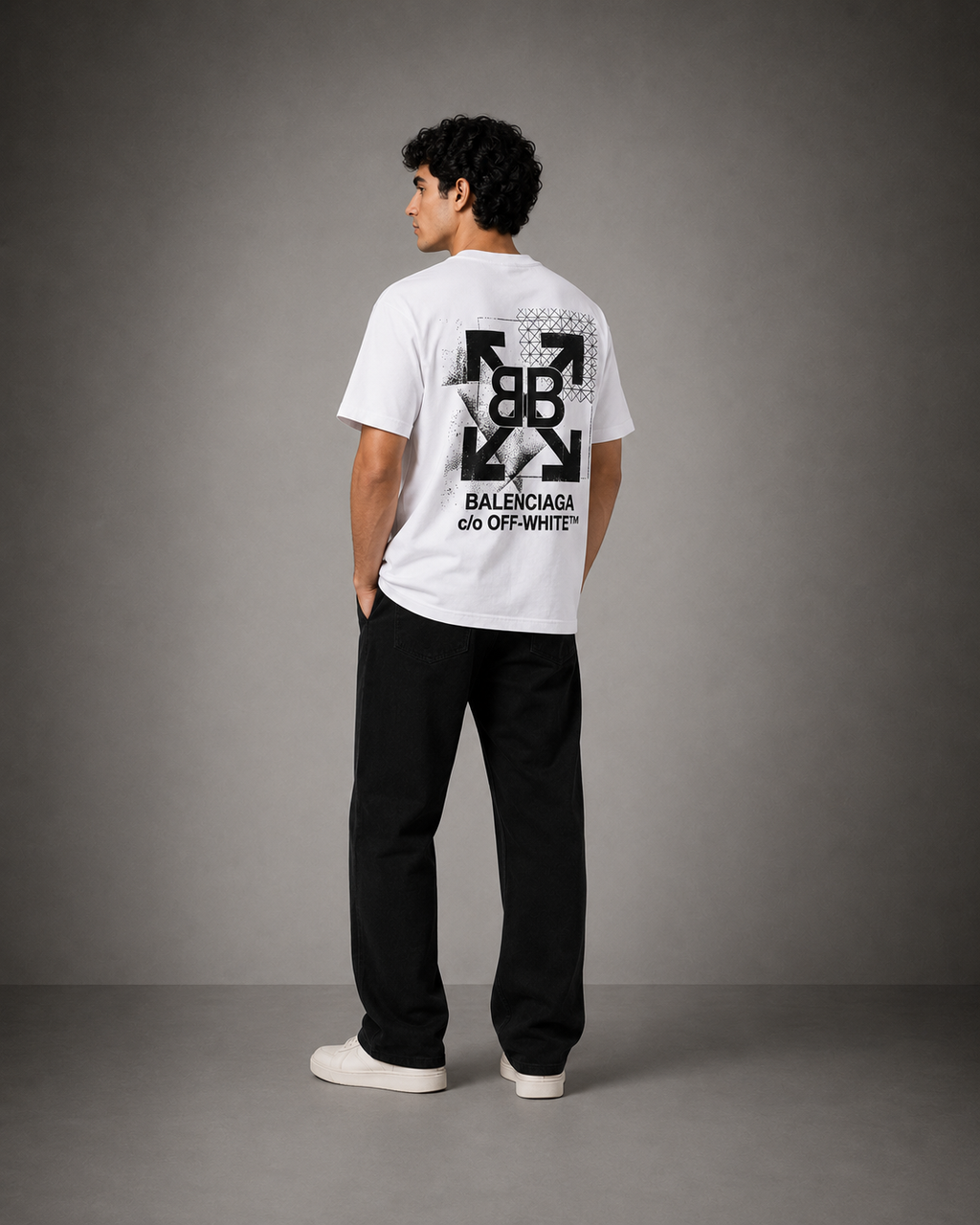 Dukkan Assima T-Shirt — Fake Combination: Balenciaga × Off-White