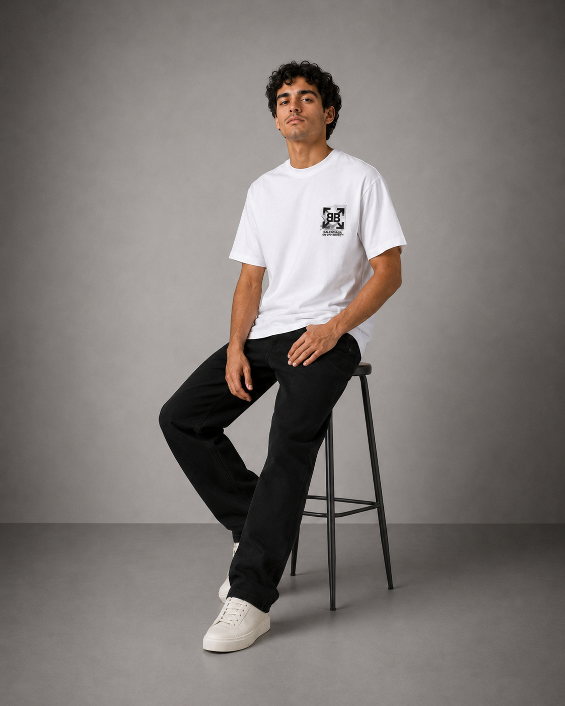 Dukkan Assima T-Shirt — Fake Combination: Balenciaga × Off-White