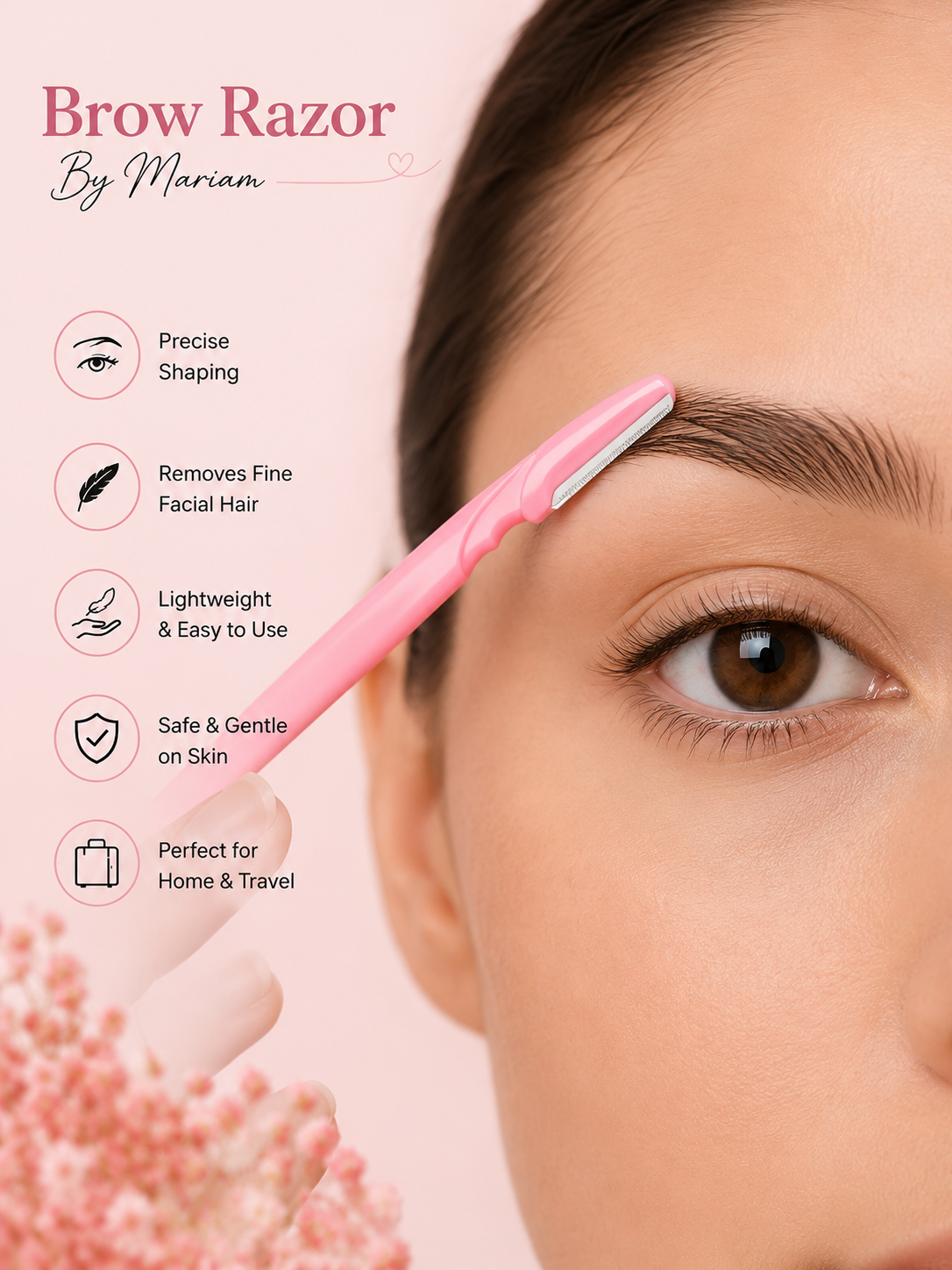 Brow Razor By Mariam – 3 Pieces Set