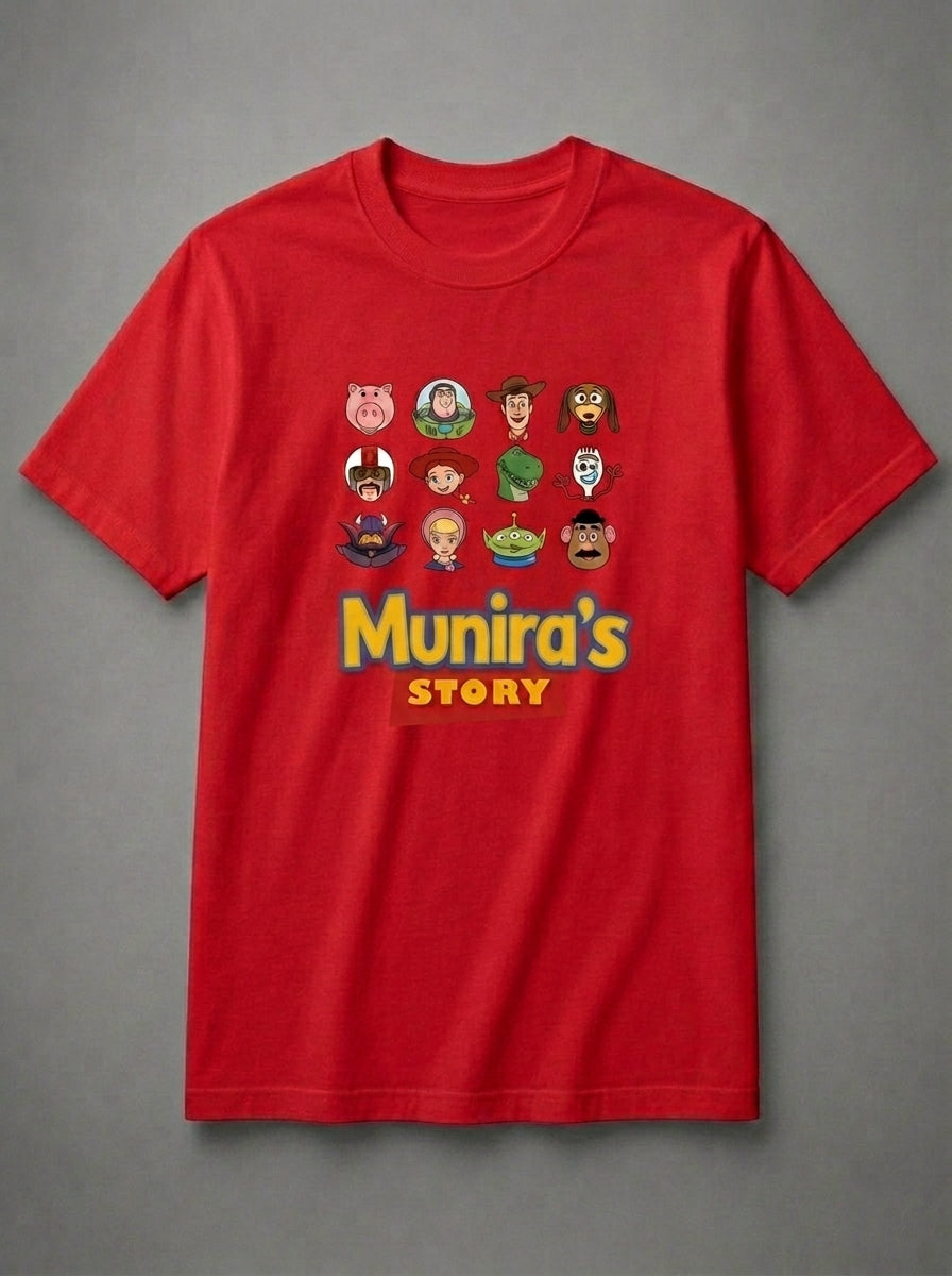 Personalized Toy Story Character T-Shirt