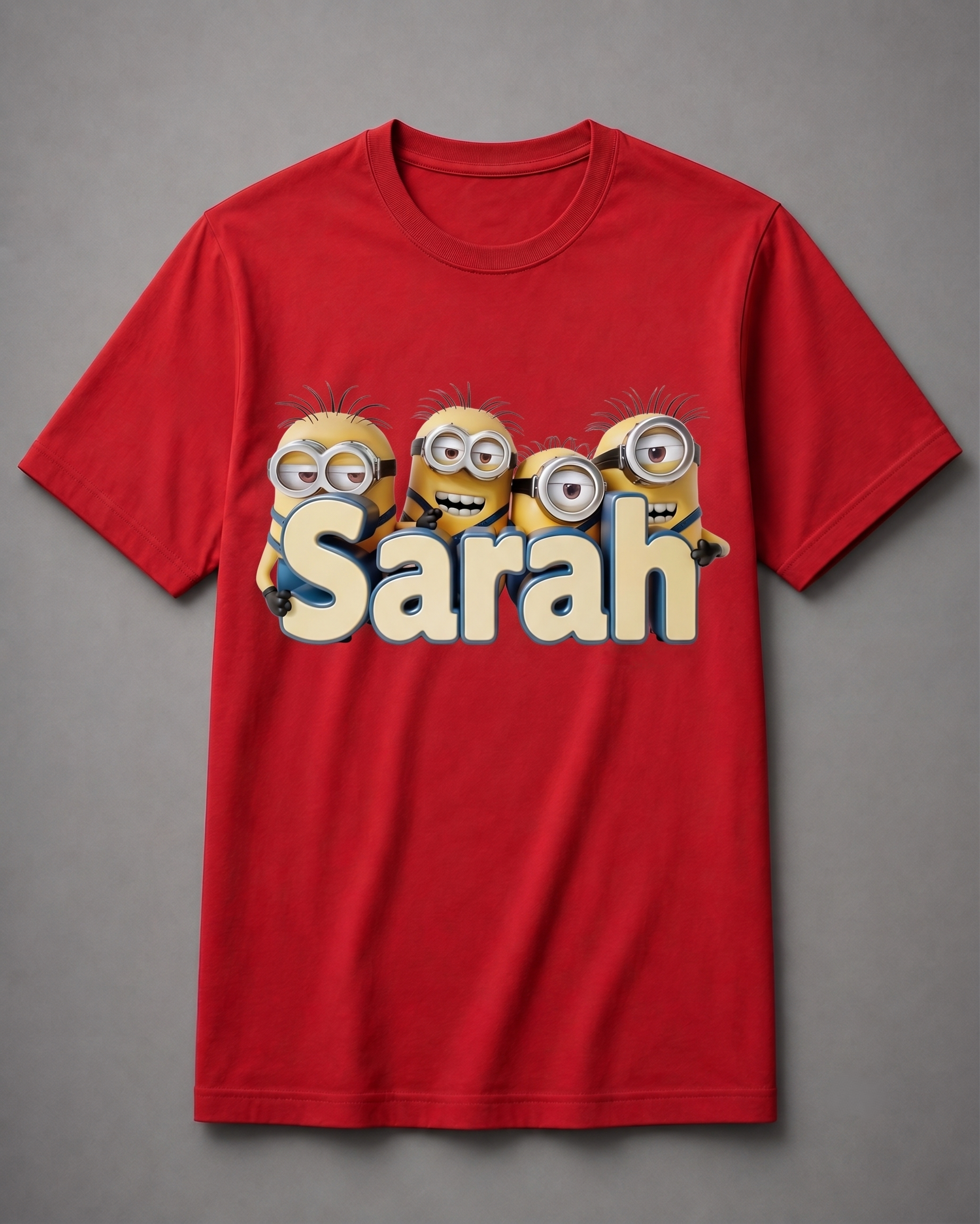 Minions Personalized T-Shirt – Custom Name