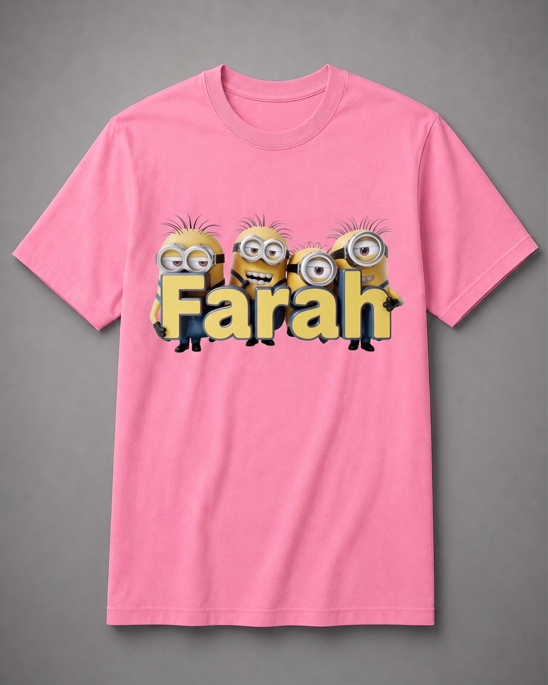 Minions Personalized T-Shirt – Custom Name
