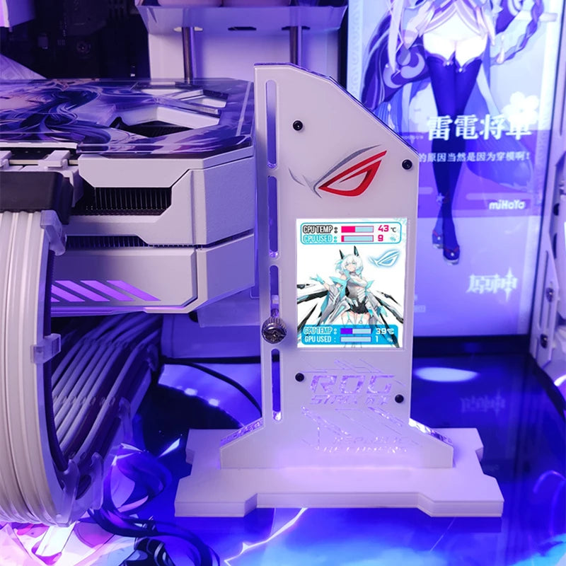 حامل كرت شاشة مع شاشة LCD 2.4 إنش – عرض أداء الجهاز + RGB