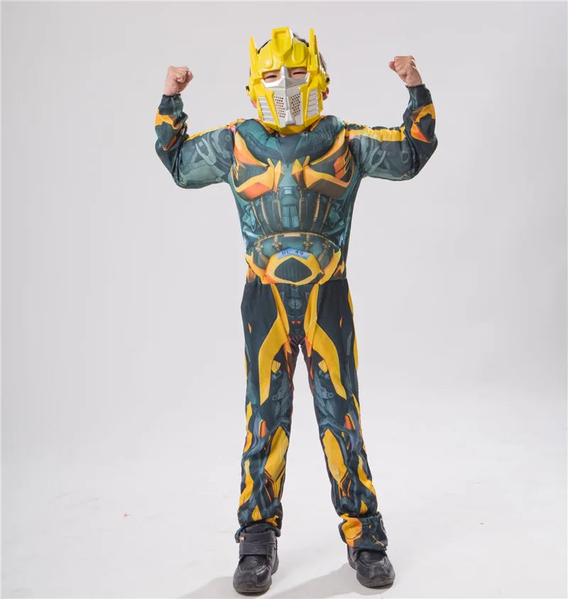 زي تنكري للأطفال – شخصية أوبتيموس برايم (Optimus Prime) | بدلة عضلية للبنين