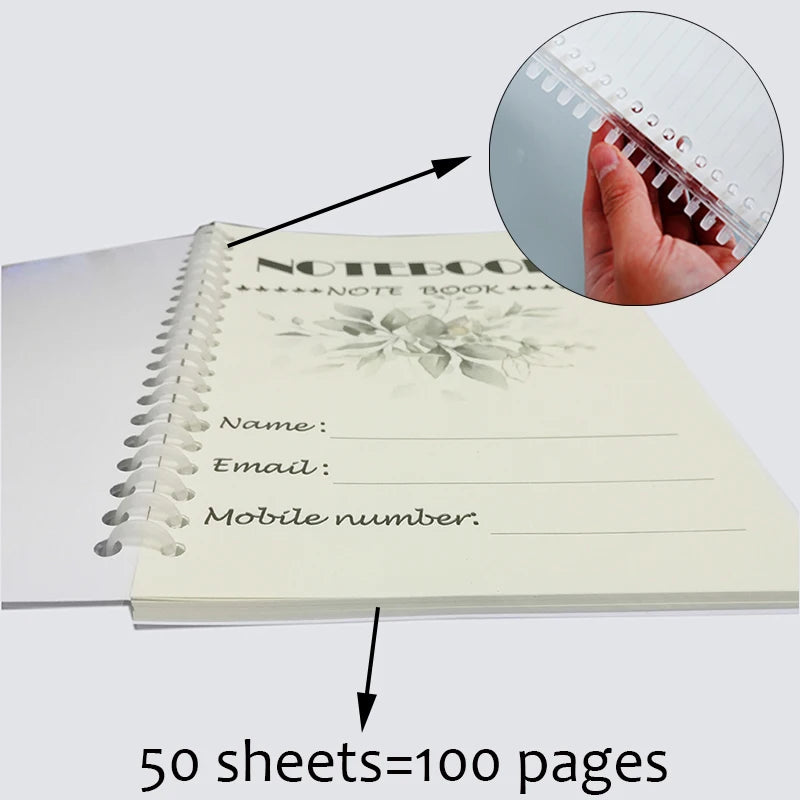 دفتر حلزوني A5 – كرتوني من ديزني سنو وايت والأقزام السبعة