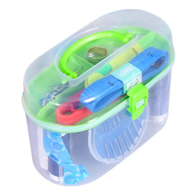 ماكينة خياطة يدوية صغيرة محمولة – طقم أدوات خياطة للسفر والطوارئ، خفيف وسهل الاستخدام