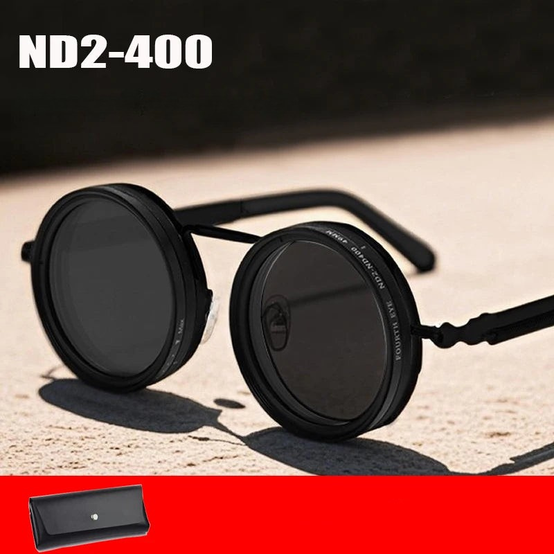 نظارة شمسية مستقطبة بتقنية ND متغيرة