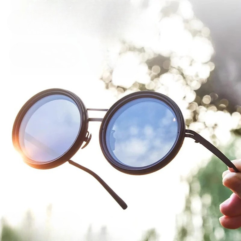 نظارة شمسية مستقطبة بتقنية ND متغيرة