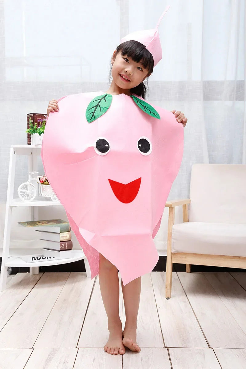 زي تنكري مضحك بشكل موزة – للكبار والأطفال، أولاد وبنات | زي فواكه وخضروات للعائلة