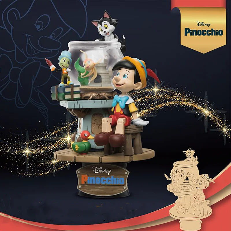 مجسمات ديزني الأصلية من Beast Kingdom – شخصيات بينوكيو، القطة ماري، الفيل الطائر دمبو، ودونالد داك