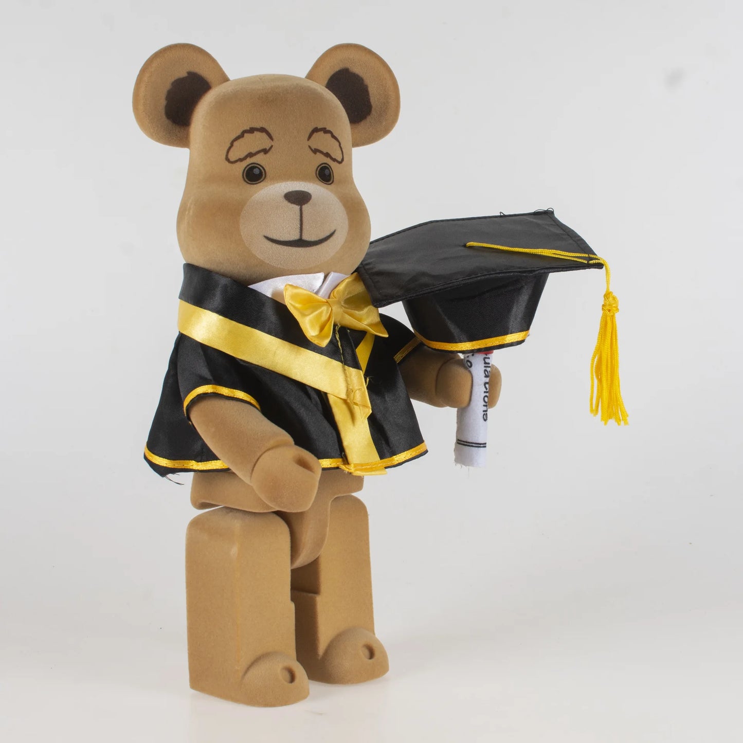 تمثال Bearbrick 400% بلباس التخرج – دمية ديكورية رائعة لهدية التخرج