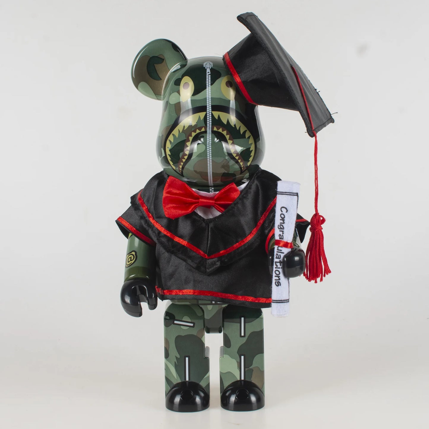 تمثال Bearbrick 400% بلباس التخرج – دمية ديكورية رائعة لهدية التخرج