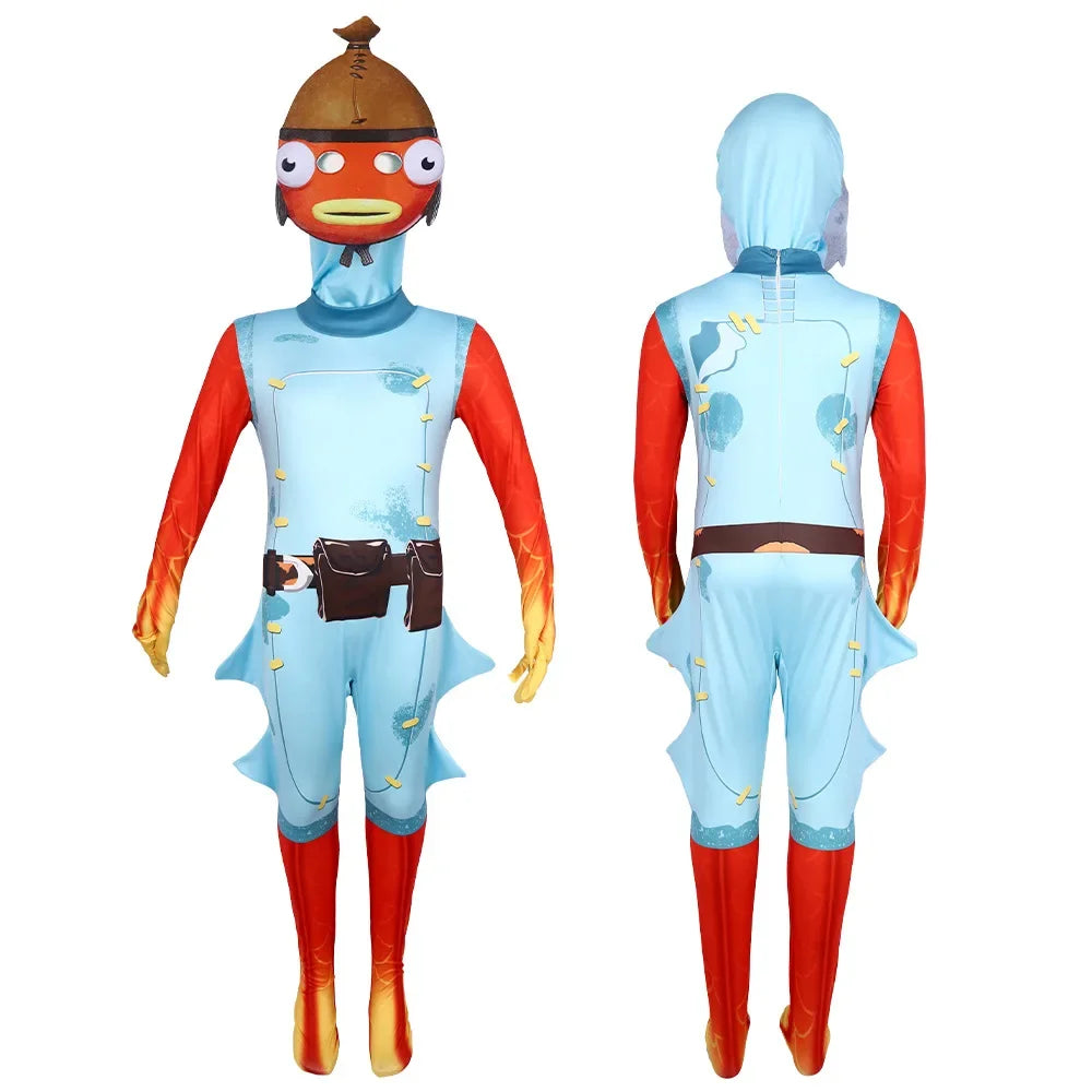 زي تنكري مستوحى من لعبة فورتنايت – شخصيات فيش ستيك، أوميغا، وبلاك نايت