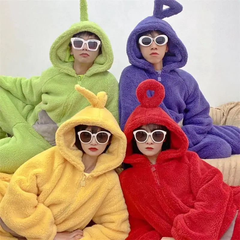 زي تنكري على شكل تيليتابيز (LaLa / Dipsy / Po / Tinky Winky)