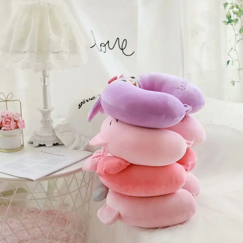 مخدة رقبة للسفر – شخصيات ديزني (ميكي، ميني، ستيتش)