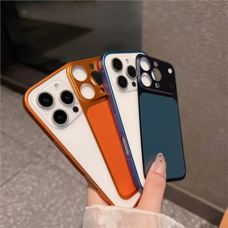 إطار آيفون نحيف من سبائك الألمنيوم باللون الأصلي – حماية خلفية أنيقة مع إمكانية التحويل لتصميم iPhone 17