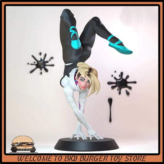 مجسم سبايدر جوين (Spider-Gwen) – شخصية أنمي من الفيلم | ارتفاع 18 سم