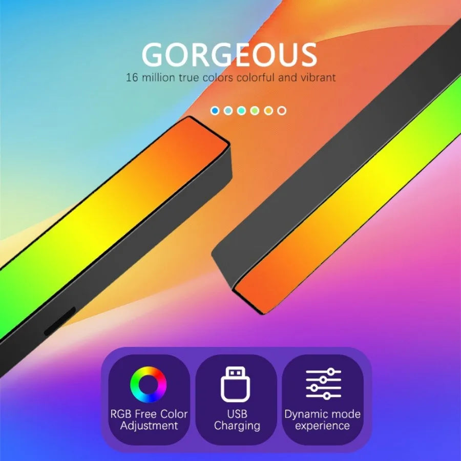 إضاءة ذكية RGB لأجواء القيمنق – متزامنة مع الموسيقى وتتحكم فيها عن بُعد