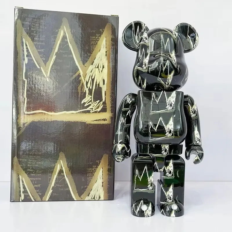 تمثال Bearbrick 400% (28 سم) – إصدار أبيض فارغ للتخصيص أو العرض