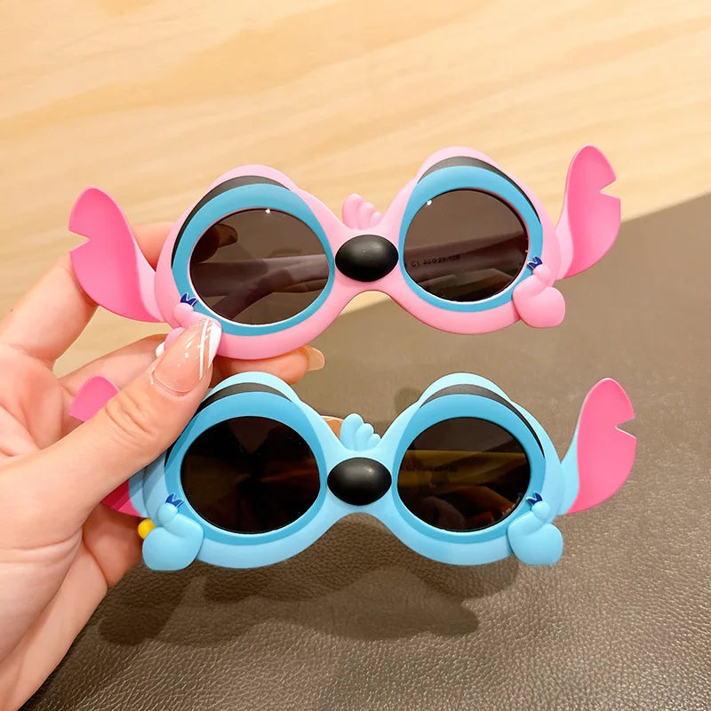 نظارات ديزني Stitch – مضادة لأشعة الشمس UV400 | تصميم كرتوني لطيف للأطفال والكبار