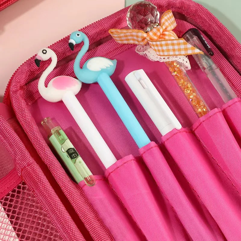 مقلمة كرتونية 3D من EVA – تصميم كاوايي، سعة كبيرة، علبة صلبة لحفظ الأدوات المدرسية